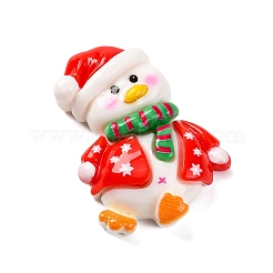 Кабошоны из непрозрачной смолы с рождественской уткой RESI-Q010-03A