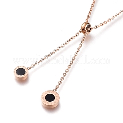 Collares de lazo ajustables de acero inoxidable 304&nbsp;NJEW-I240-12