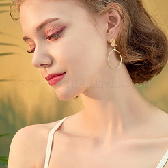 18 шт. 3 цвета кольца латунные большие подвески&nbsp;KK-FH0005-15