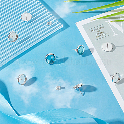 20 шт. Латунные серьги-гвоздики KK-BBC0010-56C