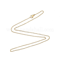 Collier chaîne en acier inoxydable 304 pour hommes et femmes&nbsp;X-NJEW-N050-A02-G12