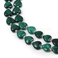 Природного малахита бисер нитей G-L630-B01-10x10mm