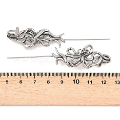 Серьги-крючки с подвесками в виде осьминога из нержавеющей стали 316&nbsp;AJEW-C044-18AS