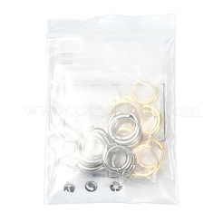 16 Stück 201 Edelstahl Huggie Creolen-Beschläge&nbsp;STAS-FS0002-27A