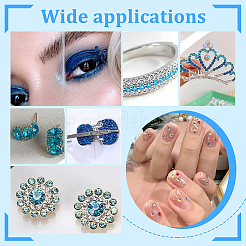 1200 Stück 6 Farben Zirkonia-Cabochons&nbsp;ZIRC-PH0001-56