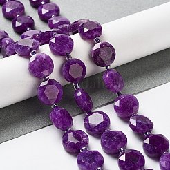 Натурального белого нефрита окрашенных нитей бисера G-NH0004-039