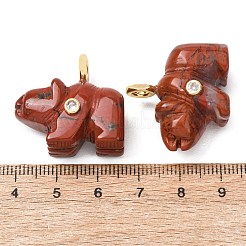 Anhänger aus Natur- und Kunststeinmischung&nbsp;G-H357-02G