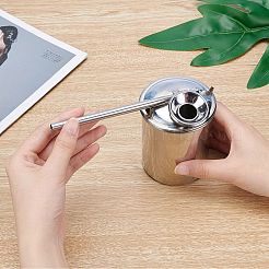 Olla de esmalte de soplado de acero inoxidable&nbsp;AJEW-WH0120-68C