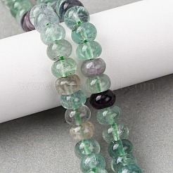 1 нить натуральных разноцветных флюоритовых бусин&nbsp;G-OC0004-75