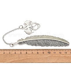 Закладка из светящегося пера из сплава WG51979-06