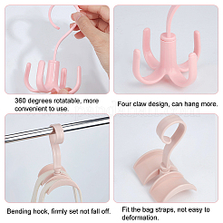 Ahademaker 8 шт. 8 стильные пластиковые многофункциональные вешалки для сумок AJEW-GA0005-59
