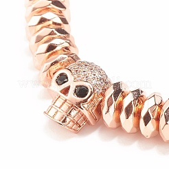 2 шт. 2 стильных браслета из синтетического гематита&nbsp;BJEW-JB08120-04