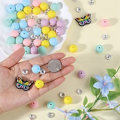 Наборы для изготовления ювелирных изделий из латуни со стразами&nbsp;DIY-SZ0010-31