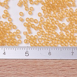 MIYUKIデリカビーズ  シリンダー  日本製シードビーズ  11/0  （db0702)透明ライトトパーズ  1.3x1.6mm  穴：0.8mm  約10000個/袋  50 G /袋&nbsp;SEED-X0054-DB0702