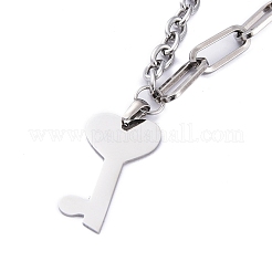 Colliers pendentifs en acier inoxydable 304 anti-ternissement&nbsp;NJEW-M181-36P