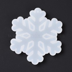 Moldes de silicona para colgantes de copos de nieve&nbsp;X-DIY-K051-26