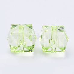 Прозрачные акриловые бусины TACR-Q259-8mm-V32