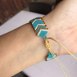 Богемные браслеты ручной работы из стеклянного бисера&nbsp;IG8011