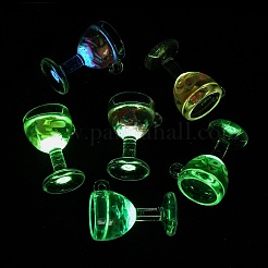 Подвески из светящейся прозрачной смолы RESI-K048-08