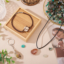 500 г окрашенных и нагретых бусин натурального агата&nbsp;G-TA0002-73E