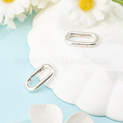 2 шт. 925 кольца-пружинки из стерлингового серебра&nbsp;STER-CN0001-44