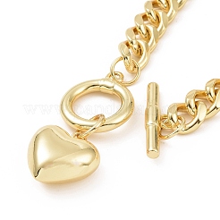 Латунные браслеты с цепочкой из латуни BJEW-C034-01G