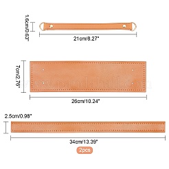 Дно и ручки сумки из искусственной кожи&nbsp;FIND-WH0059-06B