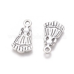 Style tibétain pendentifs robe alliage&nbsp;TIBEP-941-AS-LF