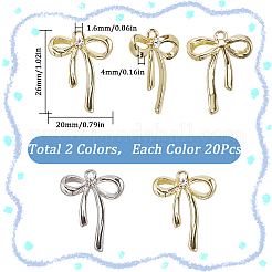 Подвески из сплава 40шт 2 цветов FIND-SC0011-55