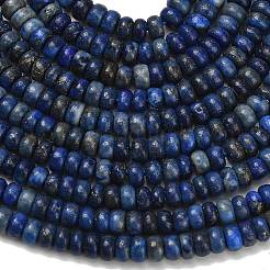 Нитки бусины из натурального ляписа-лазури G-L635-A33-4x2mm-01