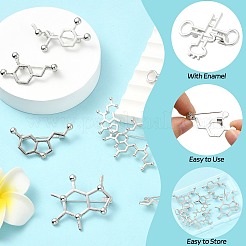 7 шт. 7 стиля простая брошь в виде сердца JEWB-CJ0001-54