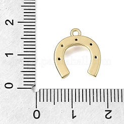 Breloques en laiton zircon cubique transparent&nbsp;KK-K427-18G-02