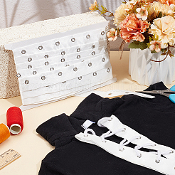 Лента из полиэстера с узором «елочка» DIY-WH0430-825P