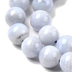 Натуральный голубой кружевной агат бисер нитей&nbsp;G-G344-A06-8mm