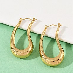 Серьги-кольца из нержавеющей стали 304&nbsp;EJEW-M105-06G