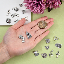 100 шт.10 подвески из сплава в тибетском стиле TIBEP-CJ0001-33