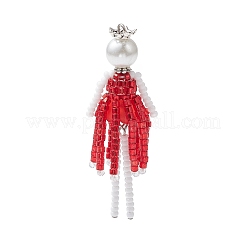 3 шт. 3-х цветные стеклянные бусины большие подвески&nbsp;PALLOY-MZ00687