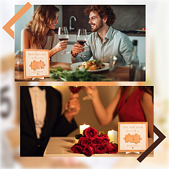 1 juego de regalo de segundo aniversario para novio y novia&nbsp;DJEW-SP0001-07D