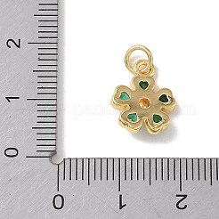 Ottone micro spianare pendenti zirconi&nbsp;KK-L268-031G