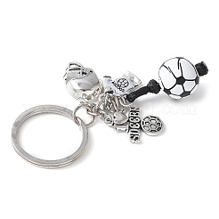 Брелок из сплава и дерева&nbsp;KEYC-JKC01187-03