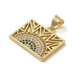 Латунные микро проложить кубического циркония подвески&nbsp;LS-KK-E091-09G