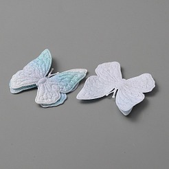 Ткань в форме бабочки пришить нашивки аппликация&nbsp;DIY-WH0032-89A