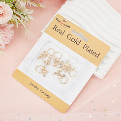 8шт латунные застежки KK-BBC0009-91