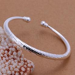 Messing Drehmoment Armbänder Stulpearmbänder für Frauen&nbsp;BJEW-BB12407