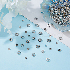 300 шт. 6 стиля бусины из сплава в тибетском стиле&nbsp;FIND-HY0003-49