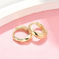 Серьги-кольца из латуни&nbsp;EJEW-Z102-12G