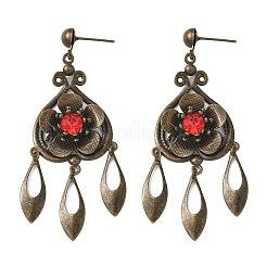 Серьги-люстры из гальванизированной латуни EJEW-Z129-05AB