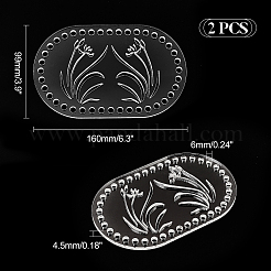 Акриловые днища корзин DIY-WH0184-18