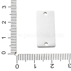 304ステンレススチールコネクタチャーム  ダブルスケール定規リンク  ステンレス鋼色  23x11x1.5mm  穴：1.9mm&nbsp;SA-CBAE115-14P