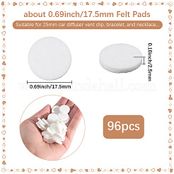 96 шт. фибровые парфюмерные подушечки DIY-SP0004-47B-01